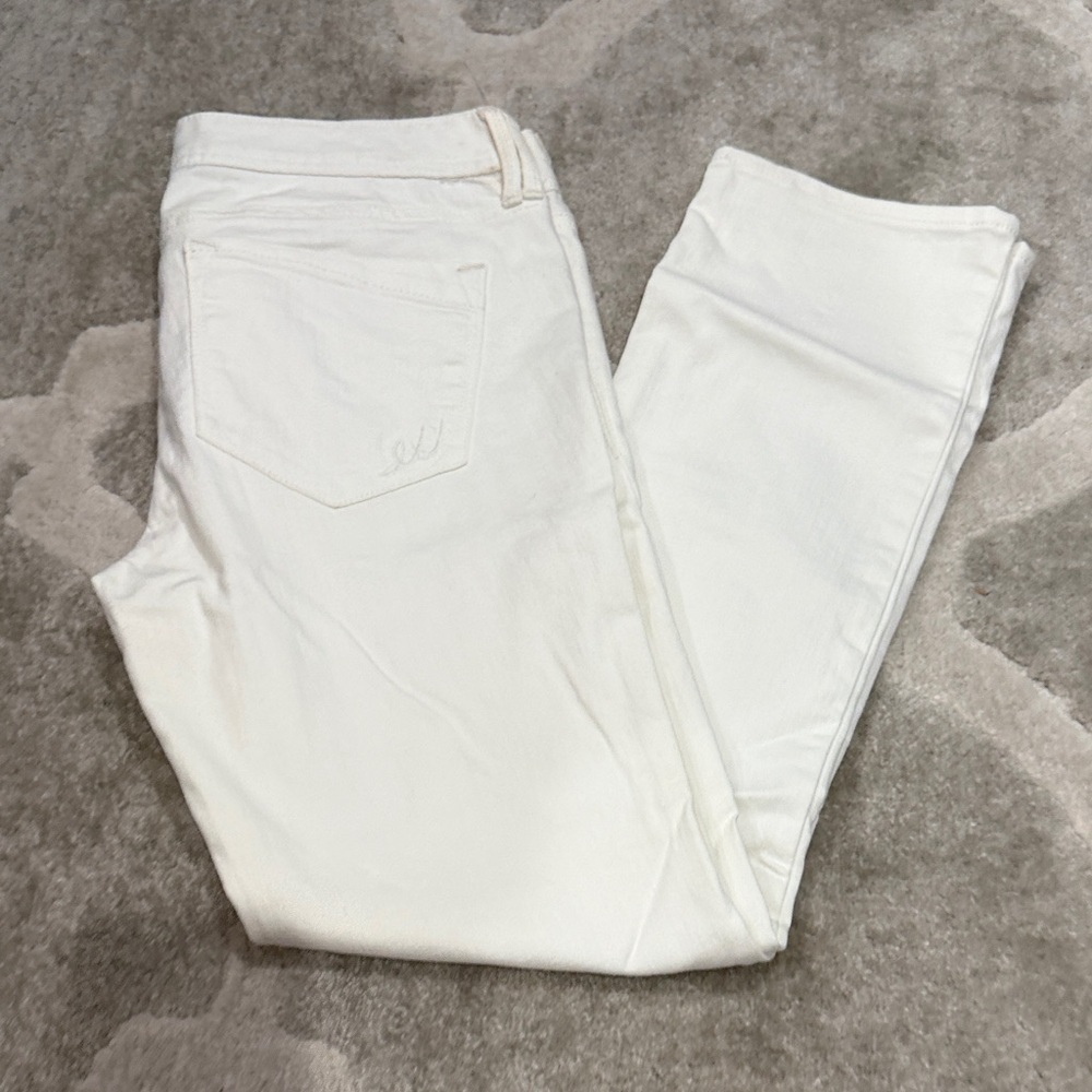 Express White Women’s Cropped Skinny Jeans Stella Low Rise